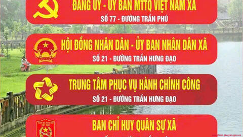Thông báo trụ sở làm việc xã Sông Hinh