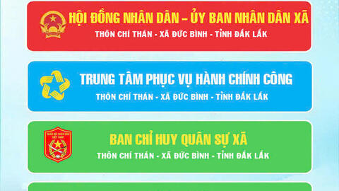 Thông báo trụ sở làm việc xã Đức Bình