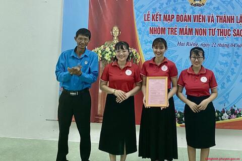 Sông Hinh: Thành lập Công đoàn cơ sở Nhóm trẻ mầm non tư thục Sao Việt