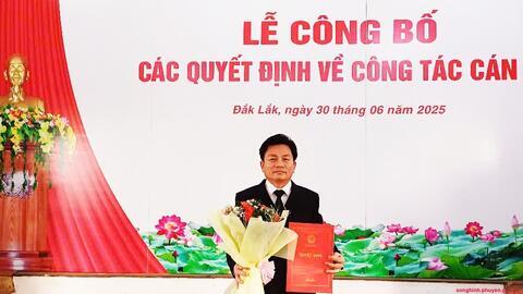 Ông Bùi Châu Kha được bổ nhiệm Chánh án TAND Khu vực 15 - Đắk Lắk