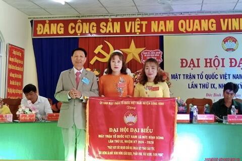 Đại hội điểm MTTQ Việt Nam cấp xã nhiệm kỳ 2024-2029